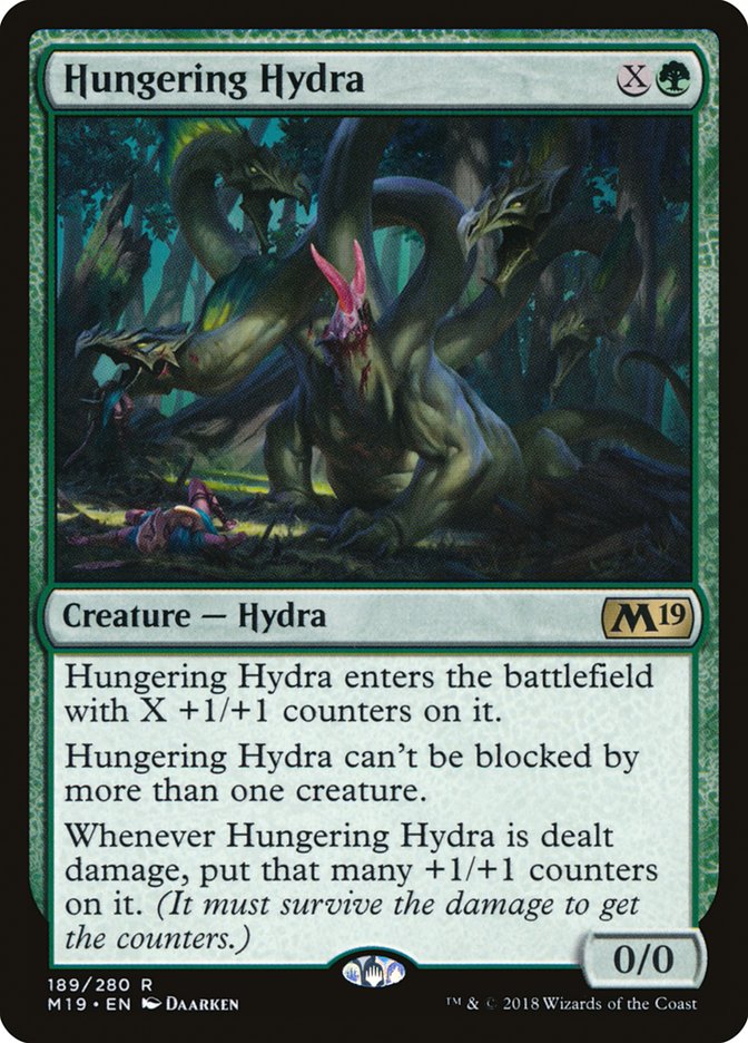 Hungering Hydra 189 (Core Set 2019)  - Foil | Good Games Adelaide SA