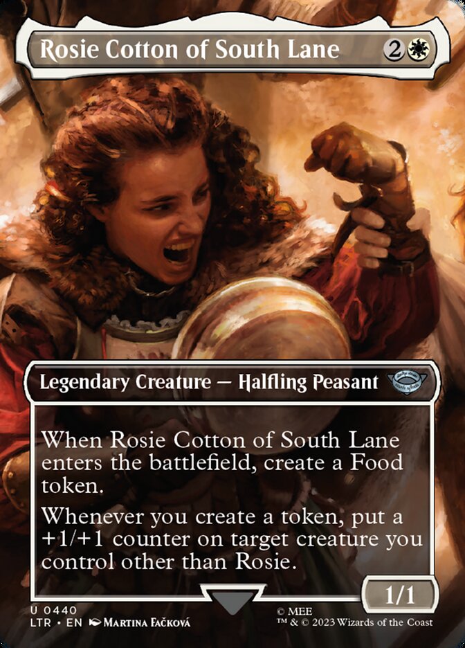 Rosie Cotton of South Lane 440 (Universes Beyond: The Lord of the Rings: Tales of Middle-earth)  - Borderless Foil | Good Games Adelaide SA