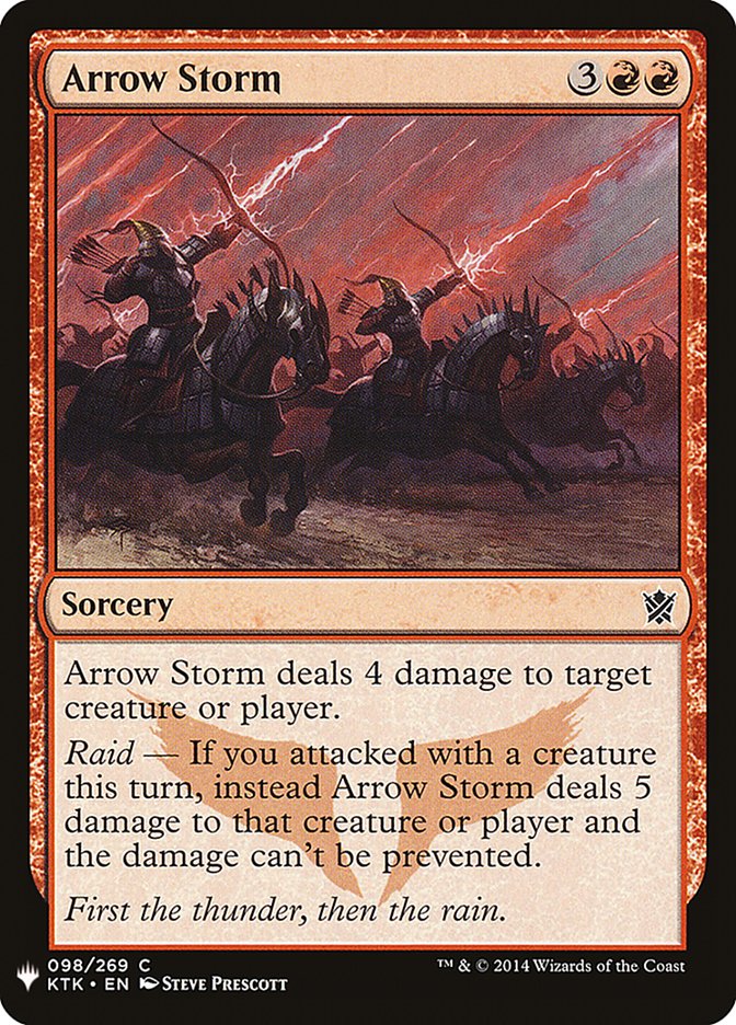 Arrow Storm 98 (The List Reprints)  | Good Games Adelaide SA
