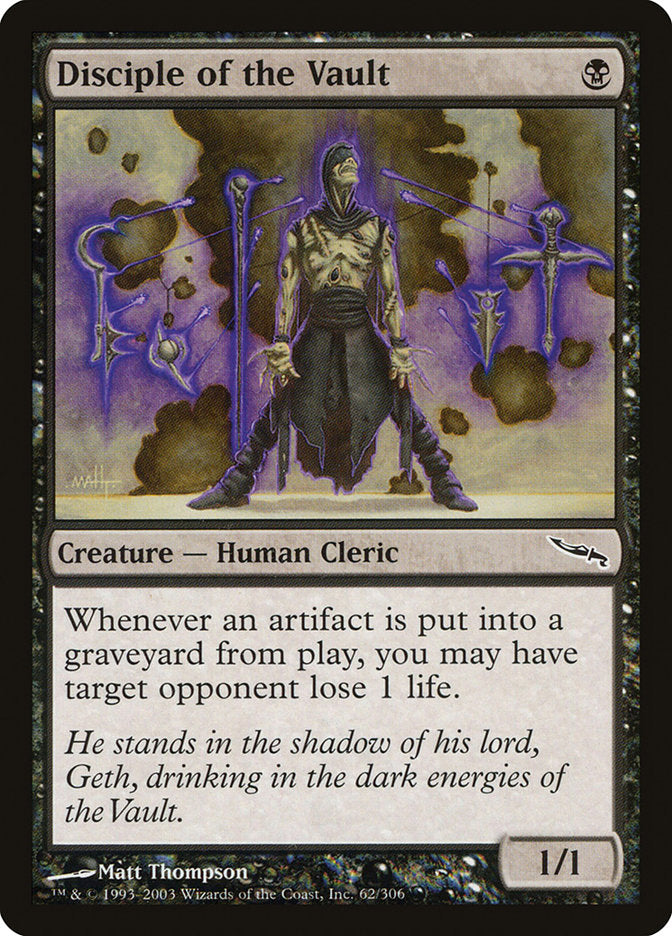 Disciple of the Vault 62 (Mirrodin)  | Good Games Adelaide SA