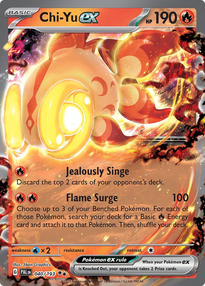Chi-Yu ex 040/193 (SV02: Paldea Evolved)  - Holofoil | Good Games Adelaide SA