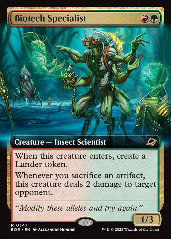 Biotech Specialist Extended Art 347 (Edge of Eternities)  | Good Games Adelaide SA