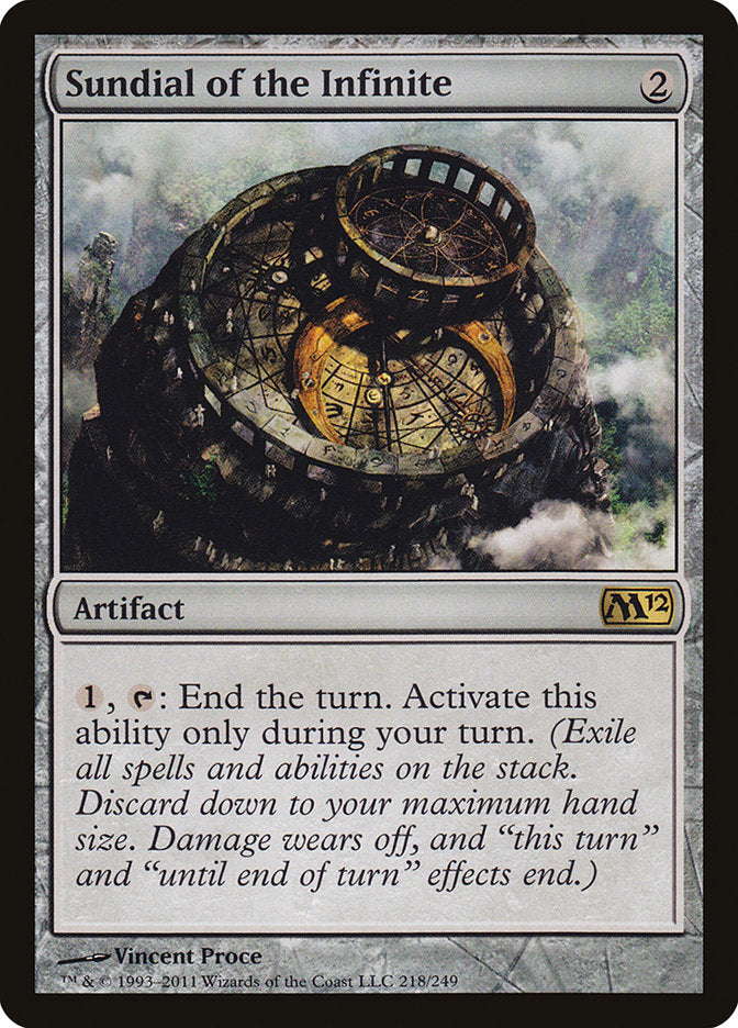 Sundial of the Infinite 218 (Magic 2012 (M12))  - Foil | Good Games Adelaide SA