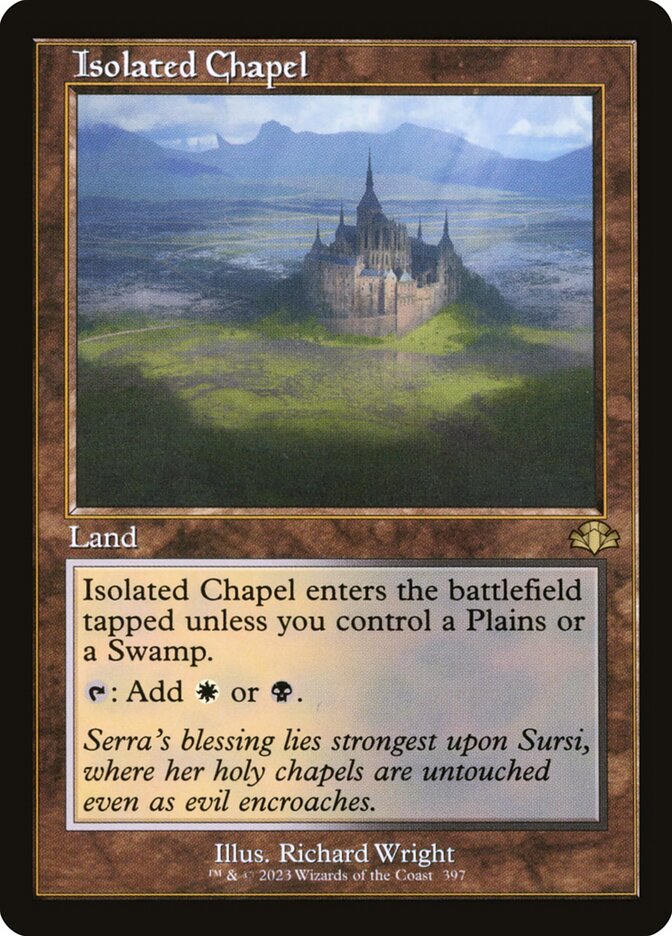 Isolated Chapel Retro Frame 397 (Dominaria Remastered)  - Retro Foil | Good Games Adelaide SA