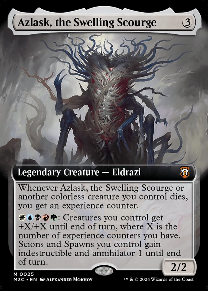 Azlask, the Swelling Scourge 25/411 (Commander: Modern Horizons 3)  - Extended Art | Good Games Adelaide SA