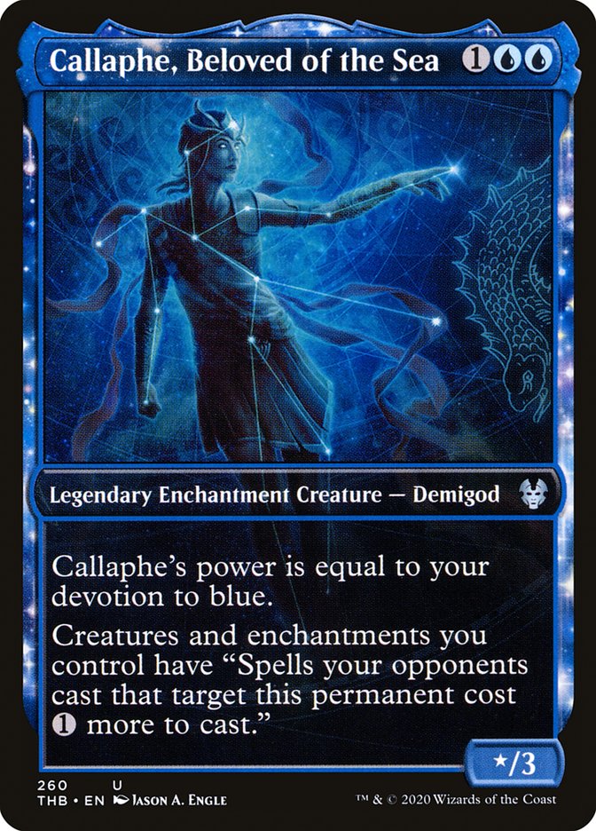 Callaphe, Beloved of the Sea 260 (Theros Beyond Death)  - Foil | Good Games Adelaide SA