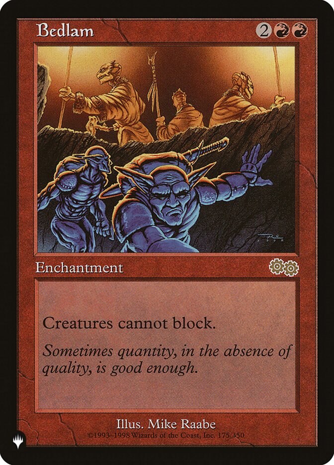 Bedlam 175/350 (The List Reprints)  | Good Games Adelaide SA