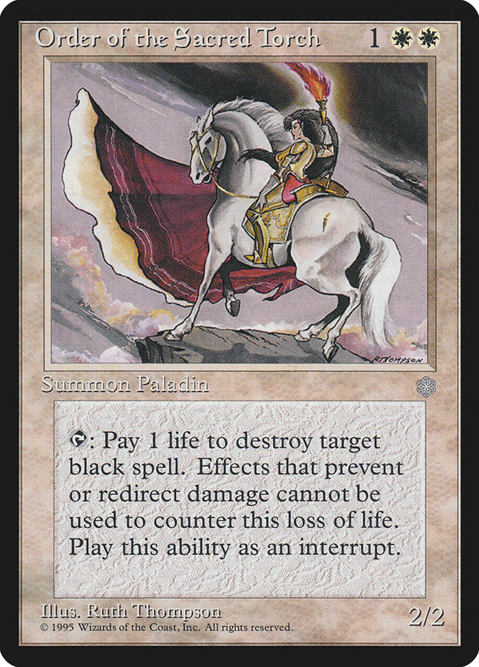 Order of the Sacred Torch  (Ice Age)  | Good Games Adelaide SA