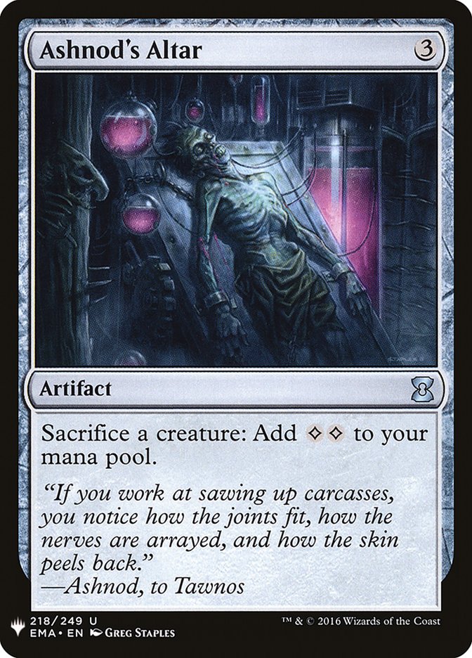 Ashnods Altar 218 (The List Reprints)  | Good Games Adelaide SA