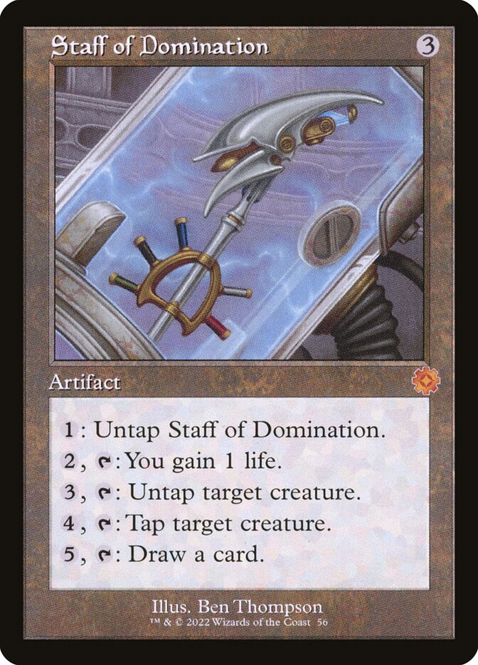Staff of Domination 56 (The Brothers' War: Retro Frame Artifacts)  | Good Games Adelaide SA