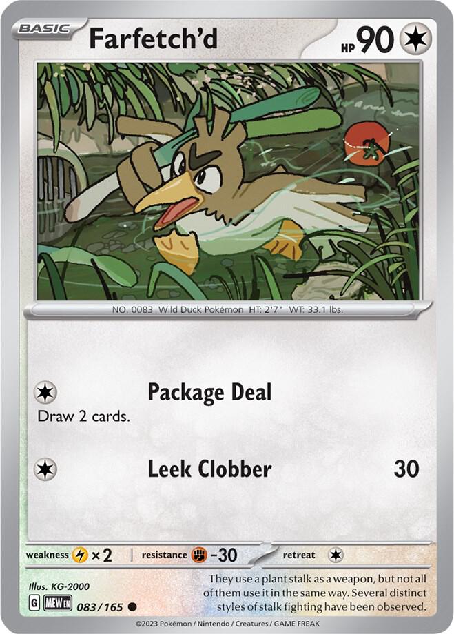Farfetch'd 083/165 (SV: Scarlet & Violet 151)  | Good Games Adelaide SA