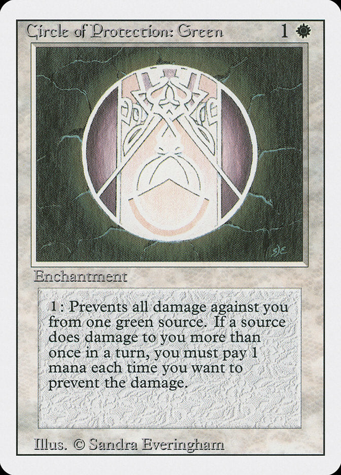 Circle of Protection: Green  (Revised Edition)  | Good Games Adelaide SA