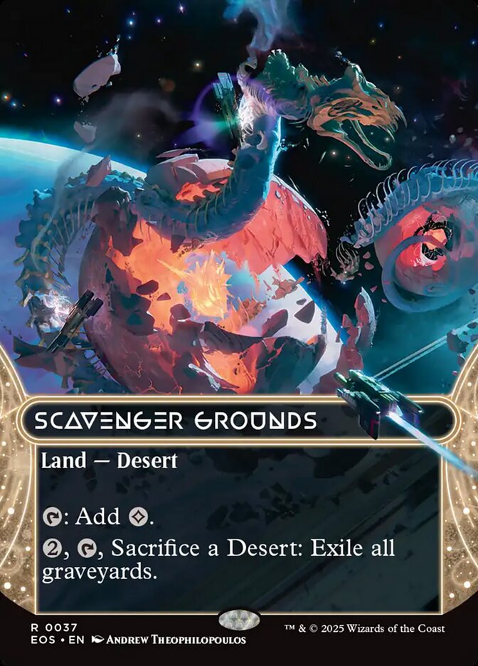 Scavenger Grounds 37/0 (Edge of Eternities: Stellar Sights)  - Borderless | Good Games Adelaide SA