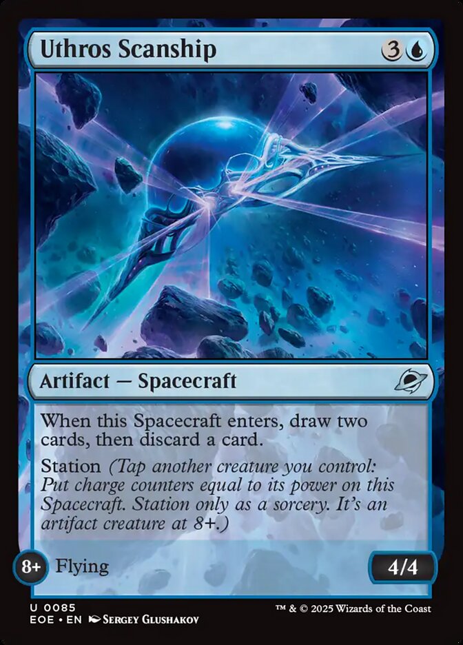 Uthros Scanship 85 (Edge of Eternities)  - Foil | Good Games Adelaide SA