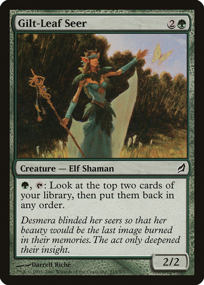 Gilt-Leaf Seer 215 (Lorwyn)  | Good Games Adelaide SA