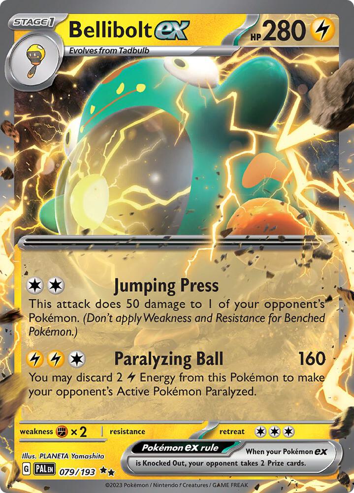 Bellibolt ex 079/193 (SV02: Paldea Evolved)  - Holofoil | Good Games Adelaide SA