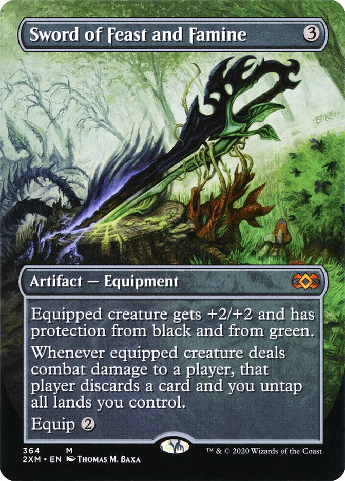 Sword of Feast and Famine 364 (Double Masters)  - Foil | Good Games Adelaide SA