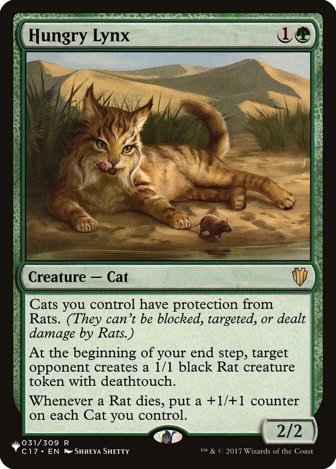 Hungry Lynx 031/309 (The List Reprints)  | Good Games Adelaide SA