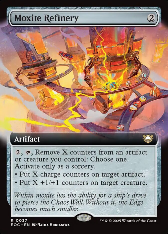Moxite Refinery 37/24 (Commander: Edge of Eternities)  - Extended Art | Good Games Adelaide SA