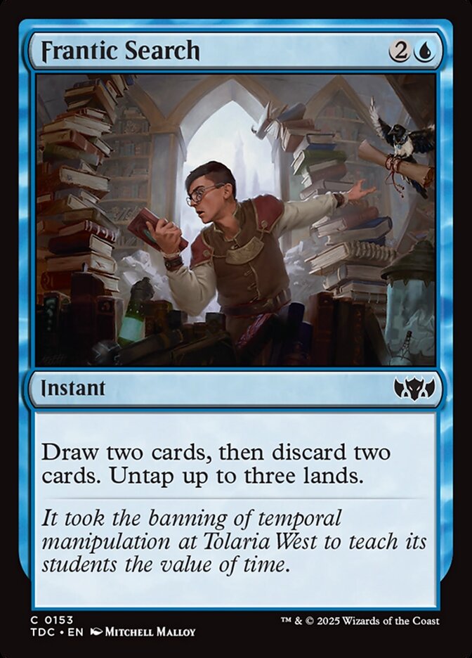 Frantic Search 153 (Commander: Tarkir: Dragonstorm)  | Good Games Adelaide SA
