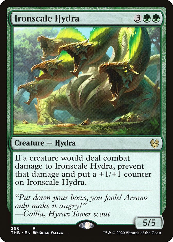 Ironscale Hydra 296 (Theros Beyond Death)  - Foil | Good Games Adelaide SA