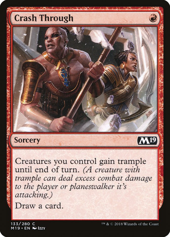 Crash Through 133 (Core Set 2019)  - Foil | Good Games Adelaide SA