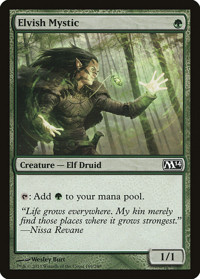 Elvish Mystic 169 (Magic 2014 (M14))  - Foil | Good Games Adelaide SA