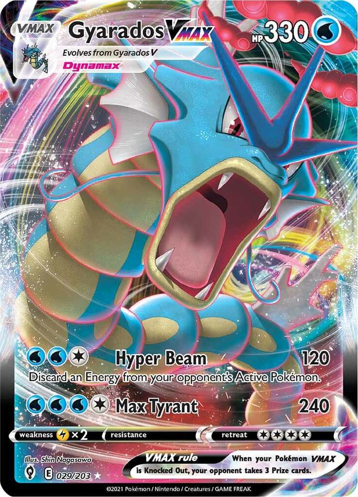 Gyarados VMAX 029/203 (SWSH07: Evolving Skies)  - Holofoil | Good Games Adelaide SA