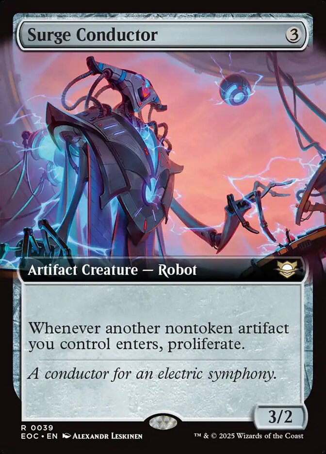 Surge Conductor 39/24 (Commander: Edge of Eternities)  - Extended Art | Good Games Adelaide SA