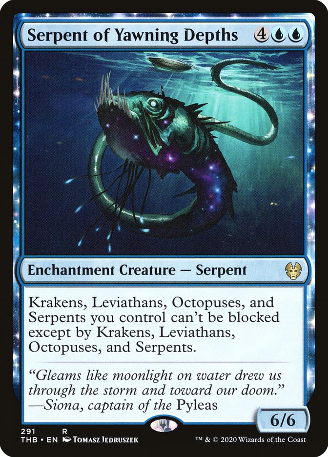 Serpent of Yawning Depths 291 (Theros Beyond Death)  | Good Games Adelaide SA