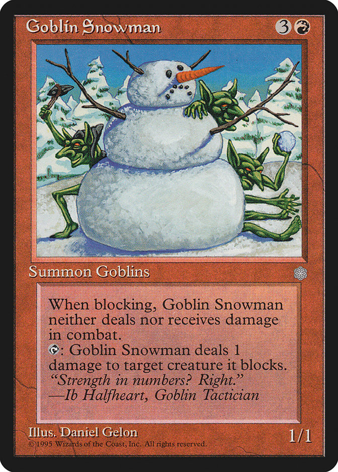 Goblin Snowman  (Ice Age)  | Good Games Adelaide SA