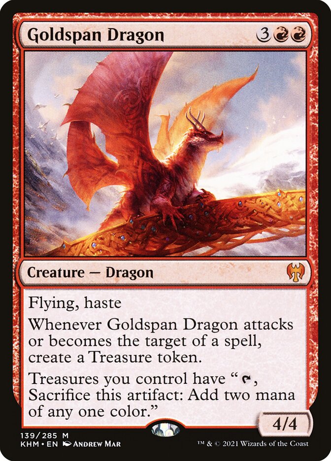 Goldspan Dragon 139 (Kaldheim)  | Good Games Adelaide SA