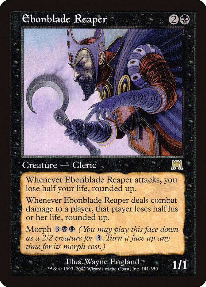 Ebonblade Reaper 141 (Onslaught)  - Foil | Good Games Adelaide SA
