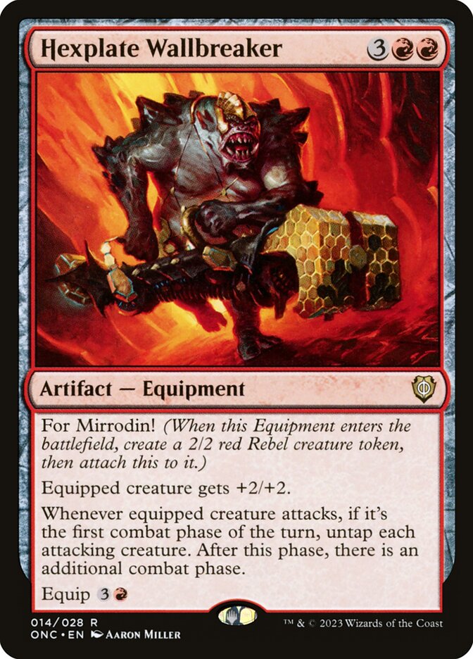 Hexplate Wallbreaker 14 (Commander: Phyrexia: All Will Be One)  | Good Games Adelaide SA