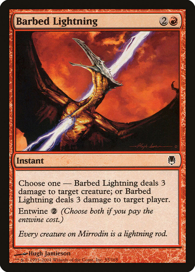 Barbed Lightning 55 (Darksteel)  | Good Games Adelaide SA