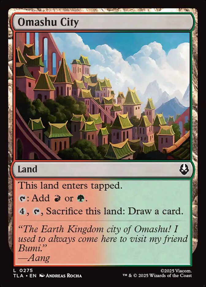 Omashu City 275 (Avatar: The Last Airbender)  - Foil | Good Games Adelaide SA