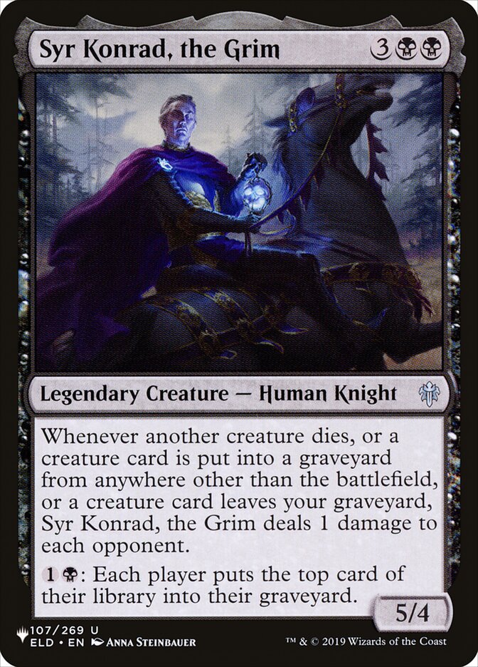 Syr Konrad, the Grim 107/269 (The List Reprints)  | Good Games Adelaide SA