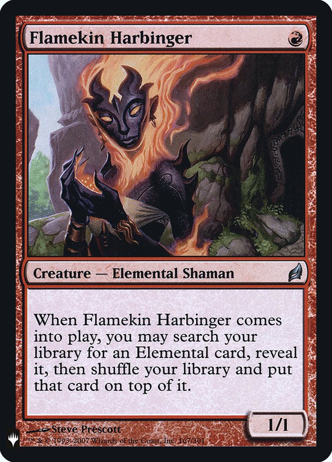 Flamekin Harbinger 167 (The List Reprints)  - Foil | Good Games Adelaide SA