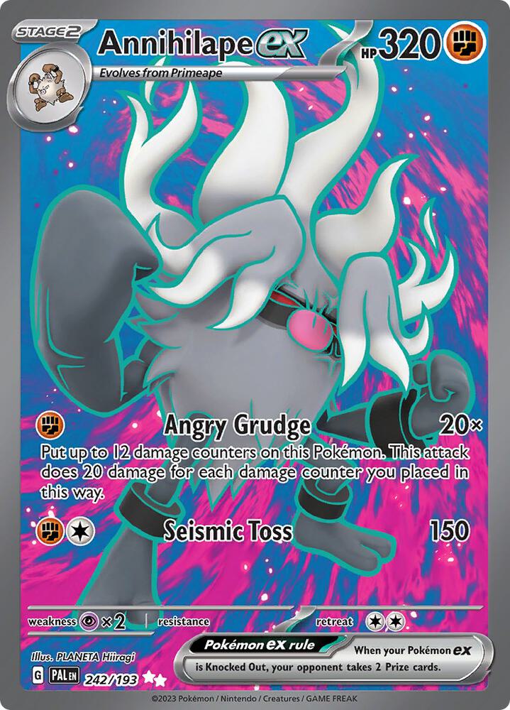 Annihilape ex 242/193 (SV02: Paldea Evolved)  - Holofoil | Good Games Adelaide SA