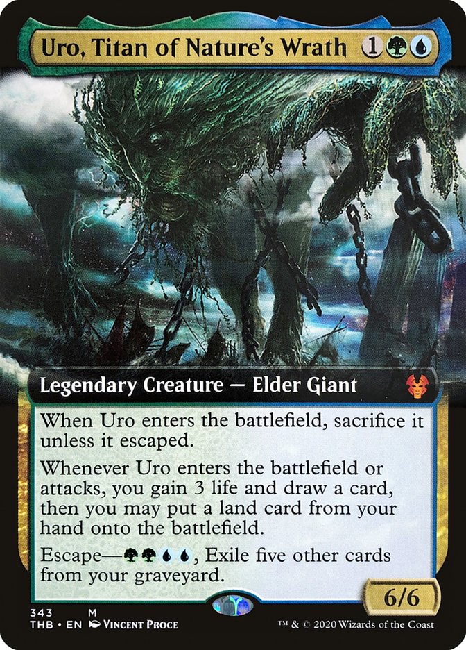 Uro, Titan of Nature's Wrath 343 (Theros Beyond Death)  - Foil | Good Games Adelaide SA
