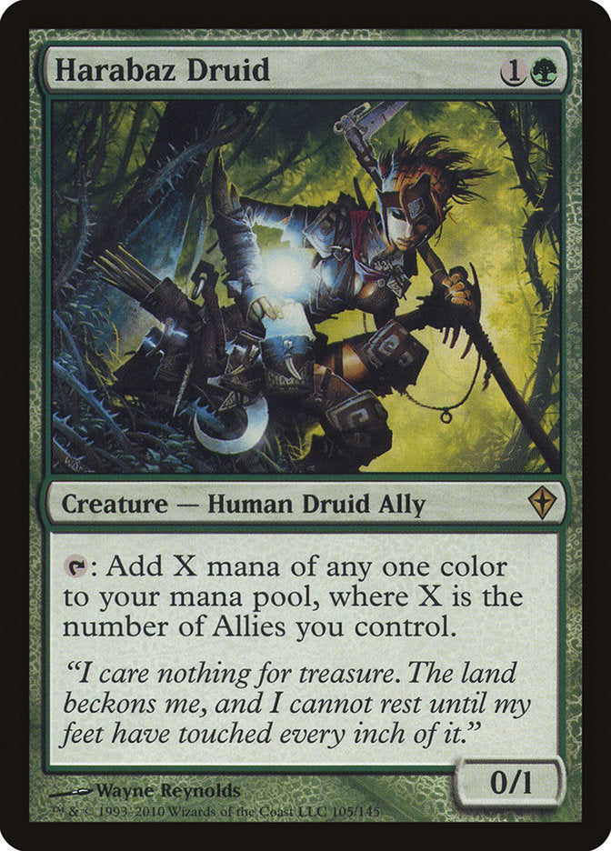 Harabaz Druid 105 (Worldwake)  | Good Games Adelaide SA