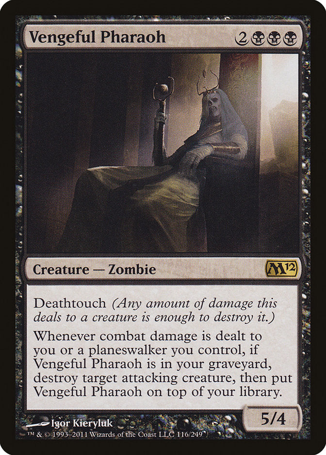 Vengeful Pharaoh 116 (Magic 2012 (M12))  - Foil | Good Games Adelaide SA