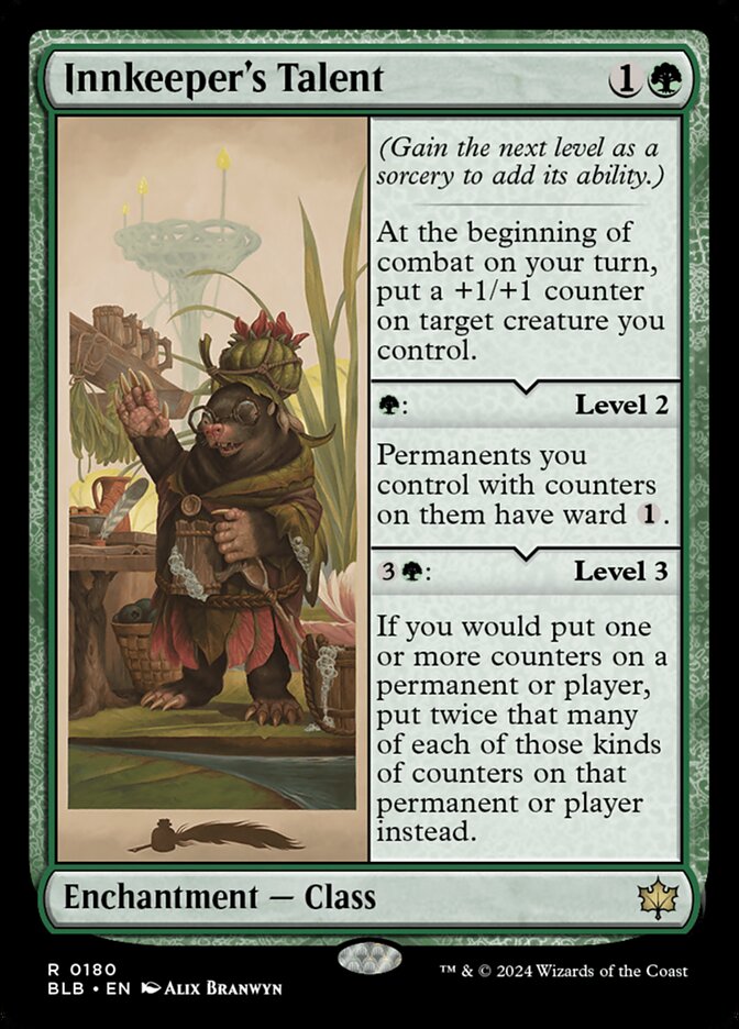 Innkeepers Talent 180 (Bloomburrow)  - Foil | Good Games Adelaide SA
