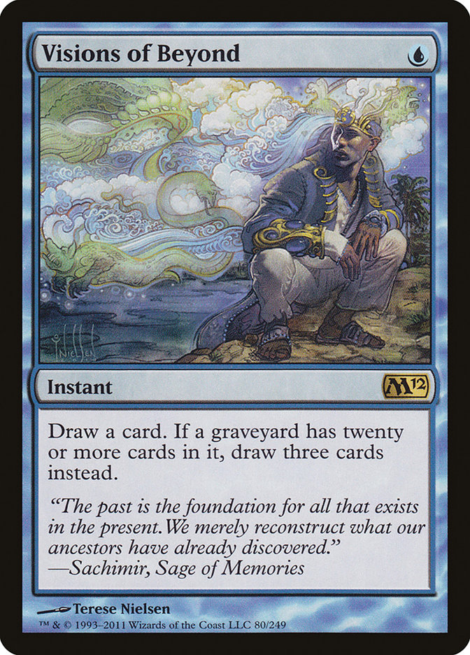 Visions of Beyond 80 (Magic 2012 (M12))  - Foil | Good Games Adelaide SA