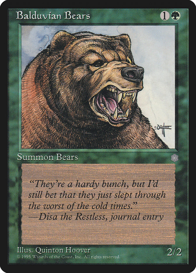 Balduvian Bears  (Ice Age)  | Good Games Adelaide SA