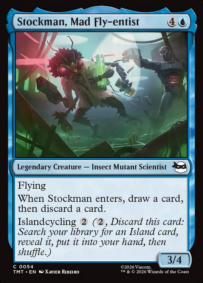 Stockman, Mad Fly-entist 54 (Teenage Mutant Ninja Turtles)  - Foil | Good Games Adelaide SA