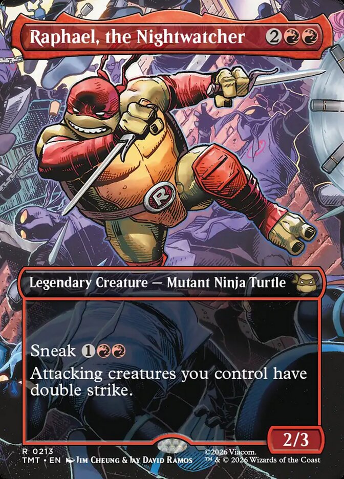 Raphael, the Nightwatcher 213/260 (Teenage Mutant Ninja Turtles)  - Borderless | Good Games Adelaide SA