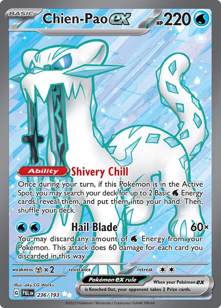 Chien-Pao ex 236/193 (SV02: Paldea Evolved)  - Holofoil | Good Games Adelaide SA