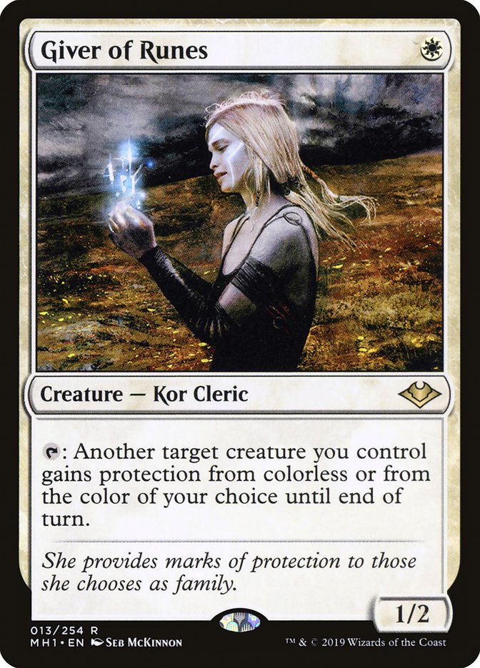 Giver of Runes 13 (Modern Horizons)  - Foil | Good Games Adelaide SA