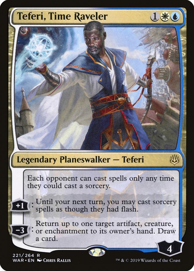 Teferi Time Raveler 221 (War of the Spark)  | Good Games Adelaide SA